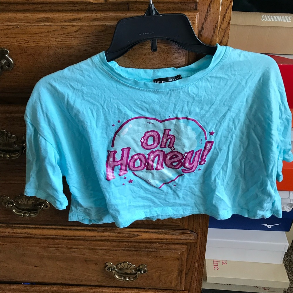 ROMWE graphic crop top